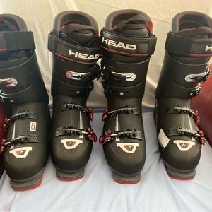 Head vector Evo 110 ski Boots, like new . Two peers color Black-red $200 each